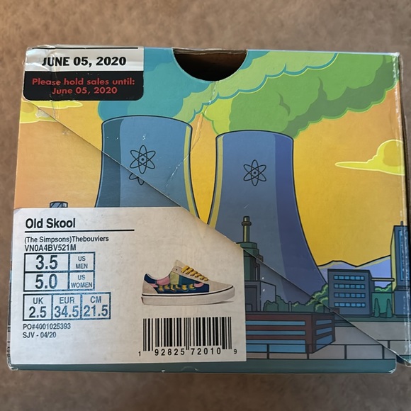 The Bouviers (The Simpsons) Old Skool Size 5 Women’s Vans - Picture 4 of 4